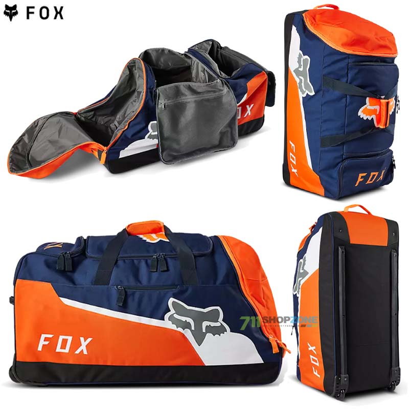 Moto oblečenie - Tašky/vaky, FOX cestovná taška Efekt Shuttle 180 Roller, neon oranžová
